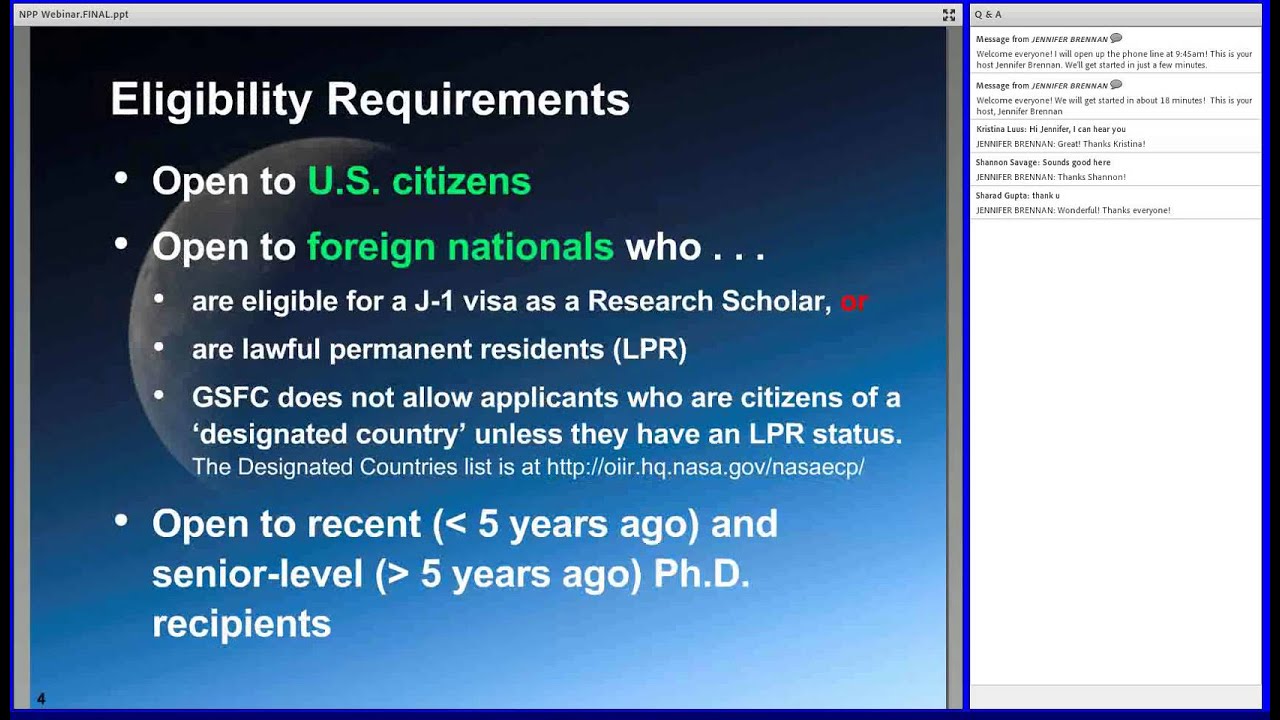 NASA Earthdata Webinar: Fellowship Opportunities with the NASA Postdoctoral Program