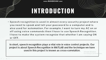 speech recognition using MATLAB by using correlation function