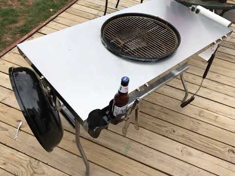Stainless Steel Portable Grill Table Youtube