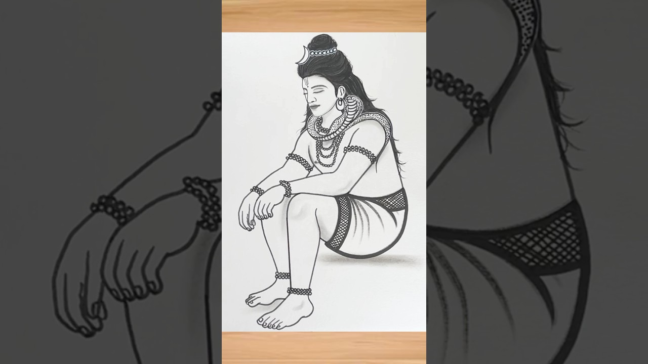 Om Namah Shivay 🙏 #drawing #art #mahashivratrivrat #mahadev
