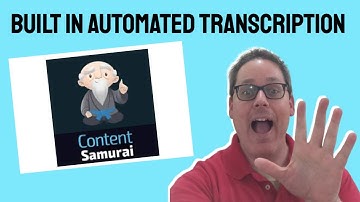 How to Use Content Samurai [Vidnami] to Transcribe Video to Text Automatically