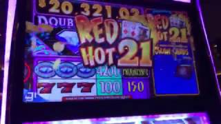 IGT Red Hot 21 Double Diamond Slot: Bonus Compilation