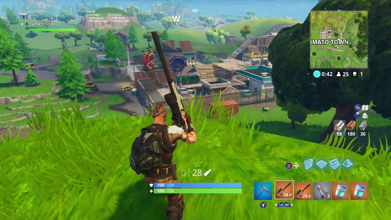 Fortnite Battle Royale insane trick shot must watch season 4 YouTube