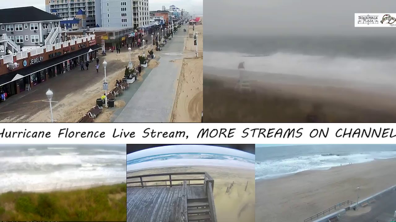 Hurricane Florence Live Stream - YouTube