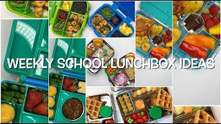 WEEKLY SCHOOL LUNCHBOX IDEAS - Week 1