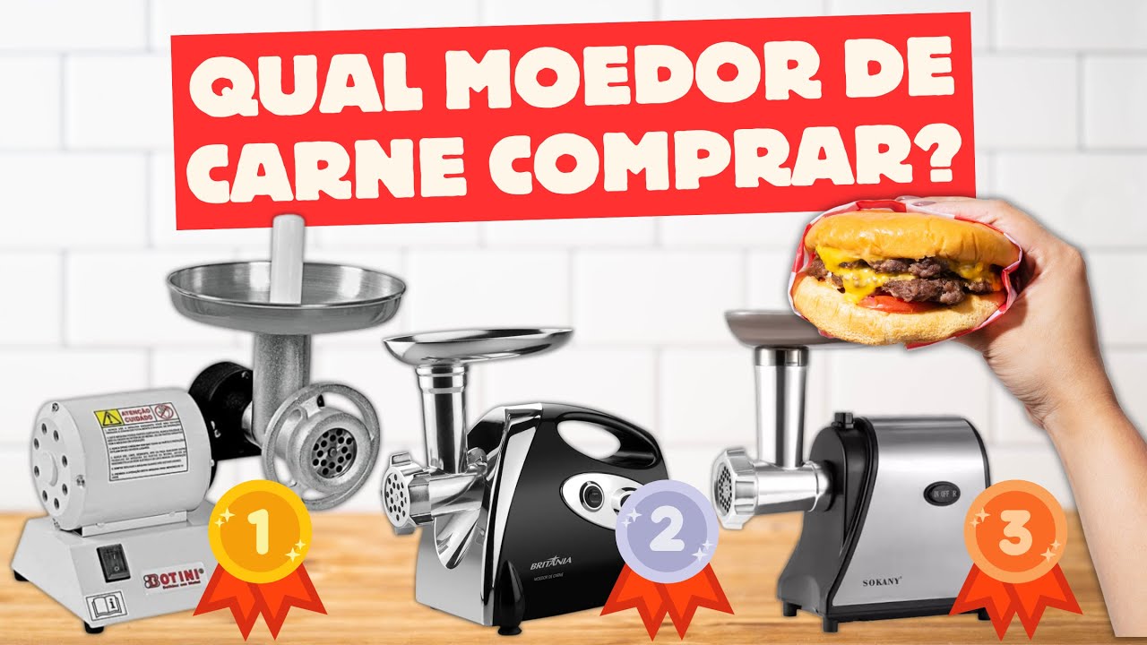 MELHOR Moedor de Carne Elétrico 2025! TOP 3: Botini, Britânia e Sokany!