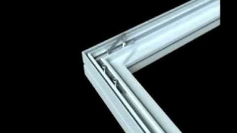 Fabric Frame Trade Show Display Backwall by www.youhuge.com