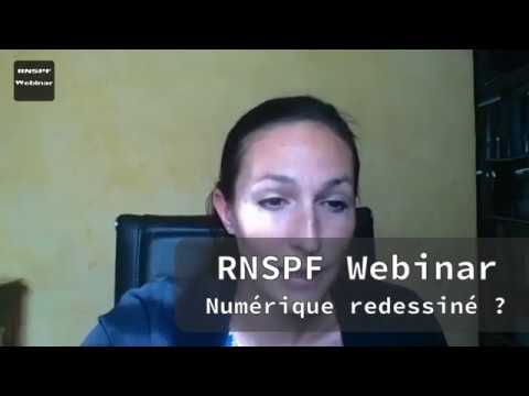 RNSPF Séminaire:  Vanessa Lalo - Le numérique redessiné pendant le confinement. Et demain ?