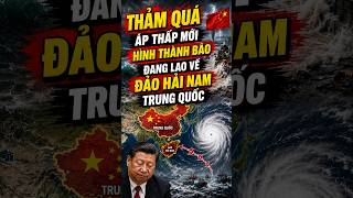 TERRIBLE! NEW TROPICAL DEPRESSION FORMS, STORM HEADED FOR HAINAN ISLAND – CHINA #weather