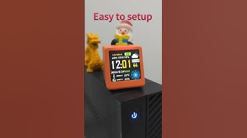 Smart Weather Station Desktop LED LCD Digital WiFi Clock Electronic Thermometer Hygrometer Sensor