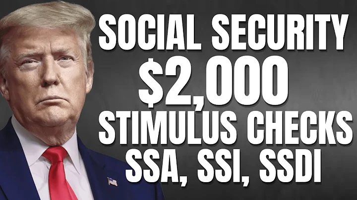 $2,000 Stimulus Checks For SOCIAL SECURITY, SSI, SSDI