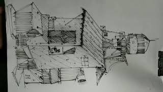 Rapid Pen Drawing Illustration By Visual Mode