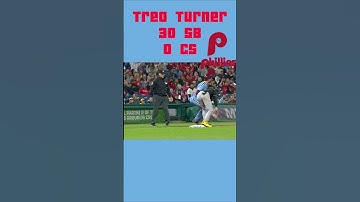 Trea Turner Smoothly Slides into Stolen Base Perfection! 🛝 🧈