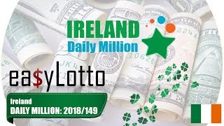 Ireland DAILY MILLION lotto results 16 Mar 2018 149