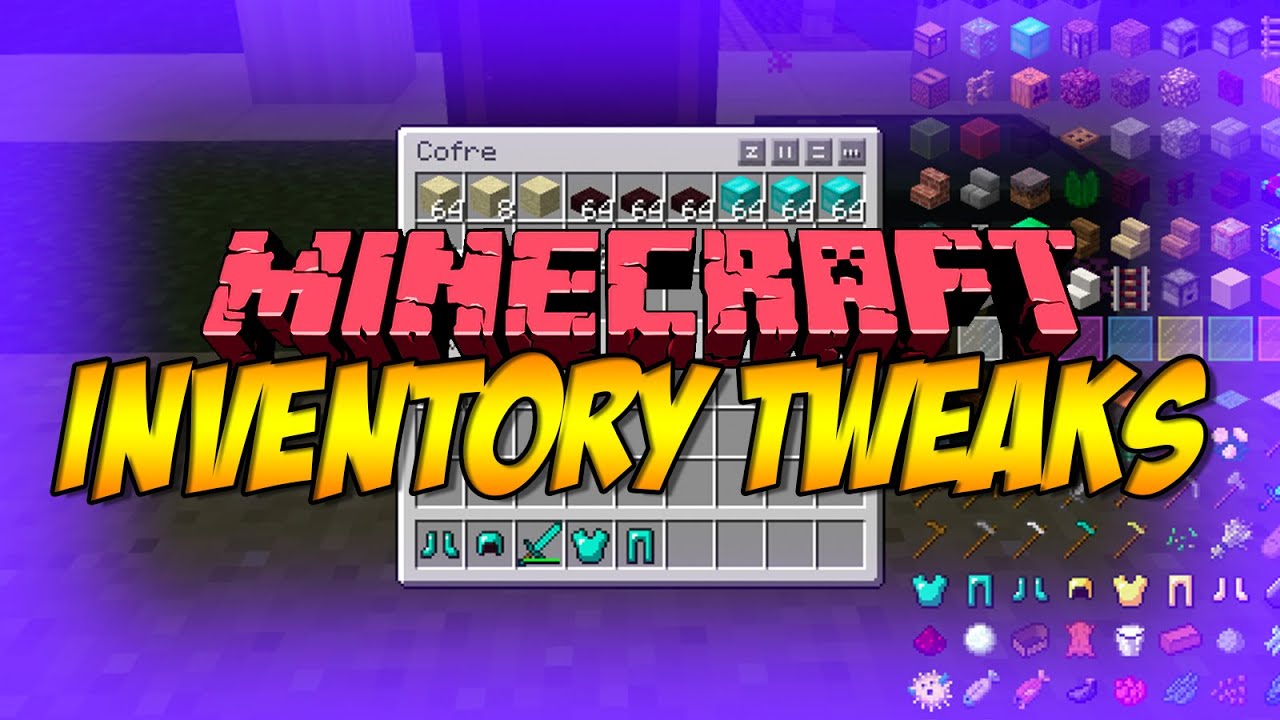 Inventory Tweaks Mod Ordena Tu Inventario Forge 1710 Español