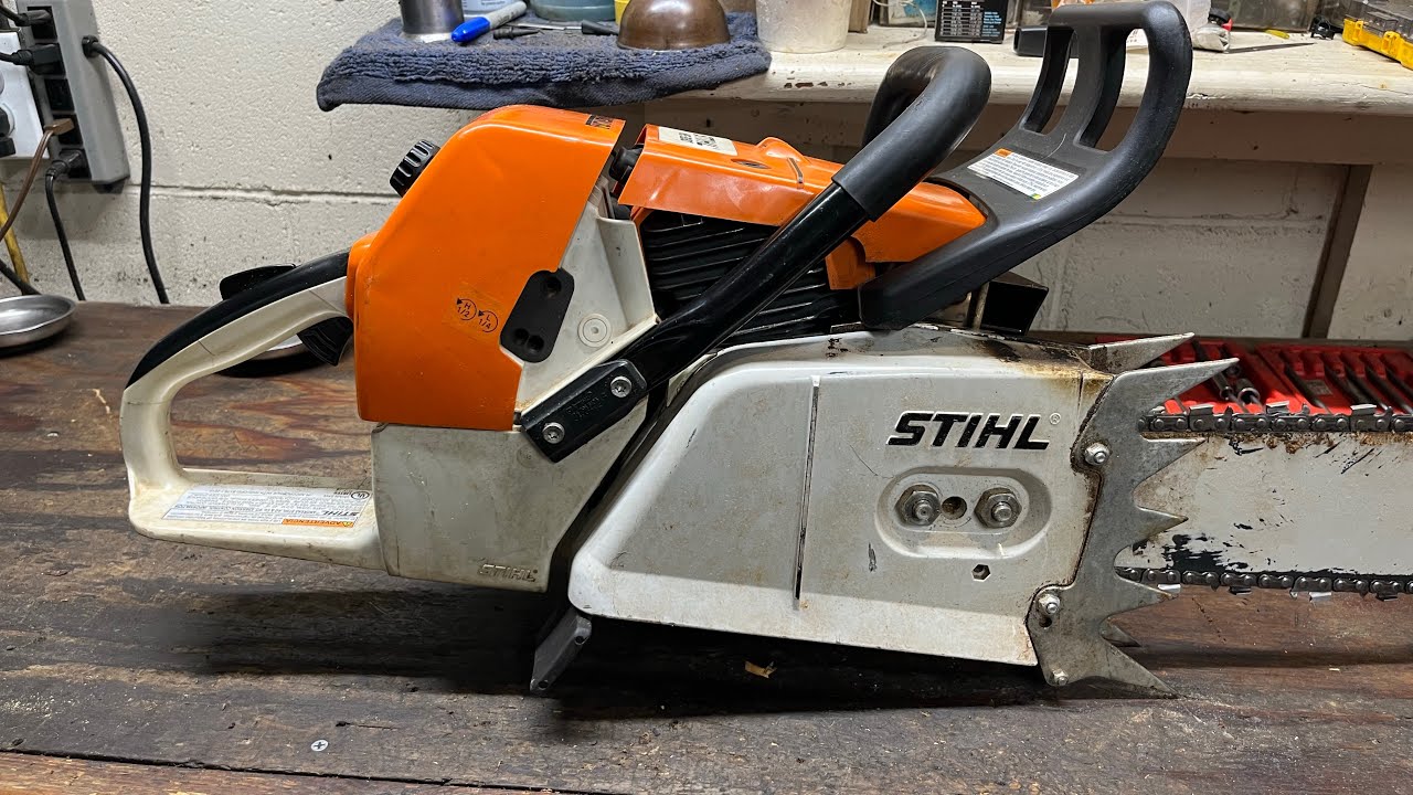 Stihl’s Biggest Saw. MS880 Ported, Timing Advance and Bark Box. 