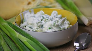 Spring Onion Salad with Greek Yogurt | EASY, Nutritious, and Irresistibly Tasty