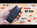 Coconut wifi 4g dongle with all sim support review  best 4g wifi dongle for all sim in india
