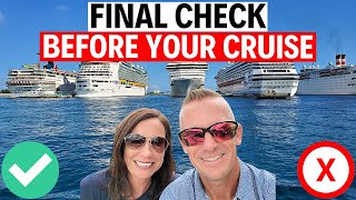 FINAL CRUISE CHECKLIST 🚢 Important Must-Have Documents