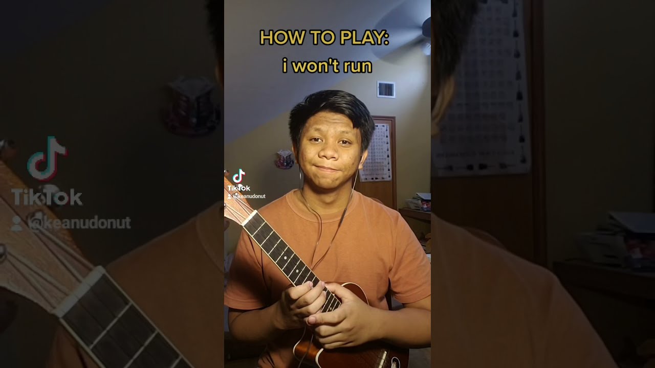 HOW TO PLAY: "i won't run" - Keanu Bicol