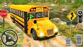 Yellow Bus High School Simulator - School Bus Games - Android Gameplay 🎮