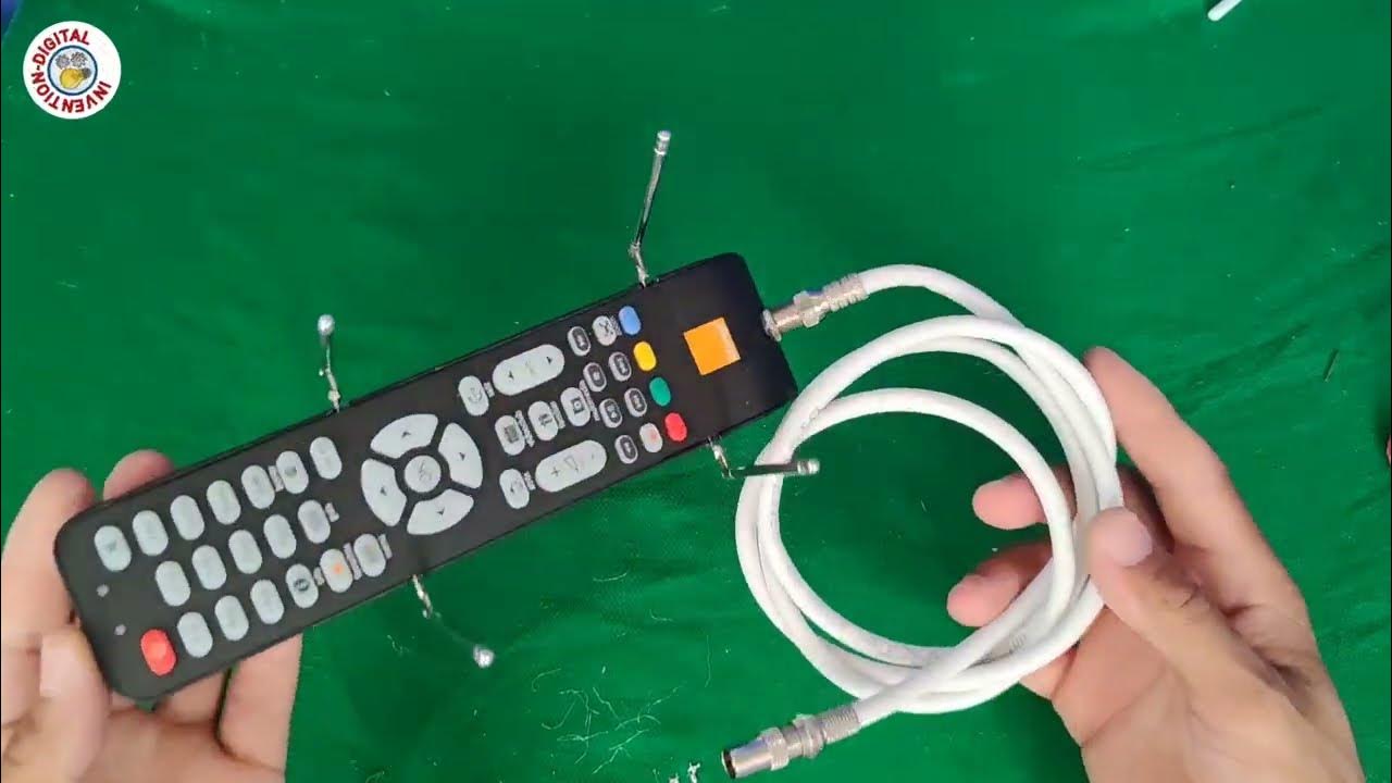 A strange idea to convert an old remote control to a digital antenna