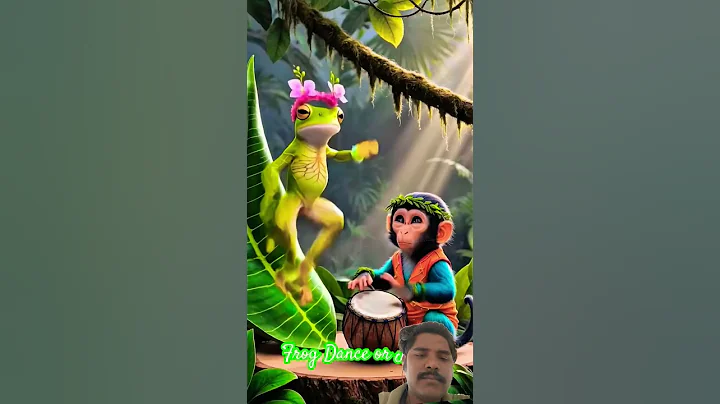 Frog Dance or Jump #cartoon dancemoves #funny #animaldance #cute #moana#frogdance#animation