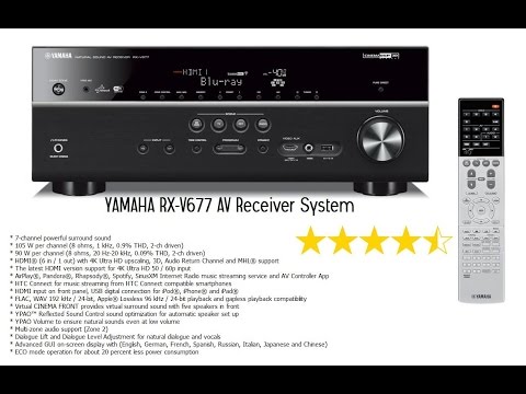 YAMAHA RX-V677 AV Receiver System