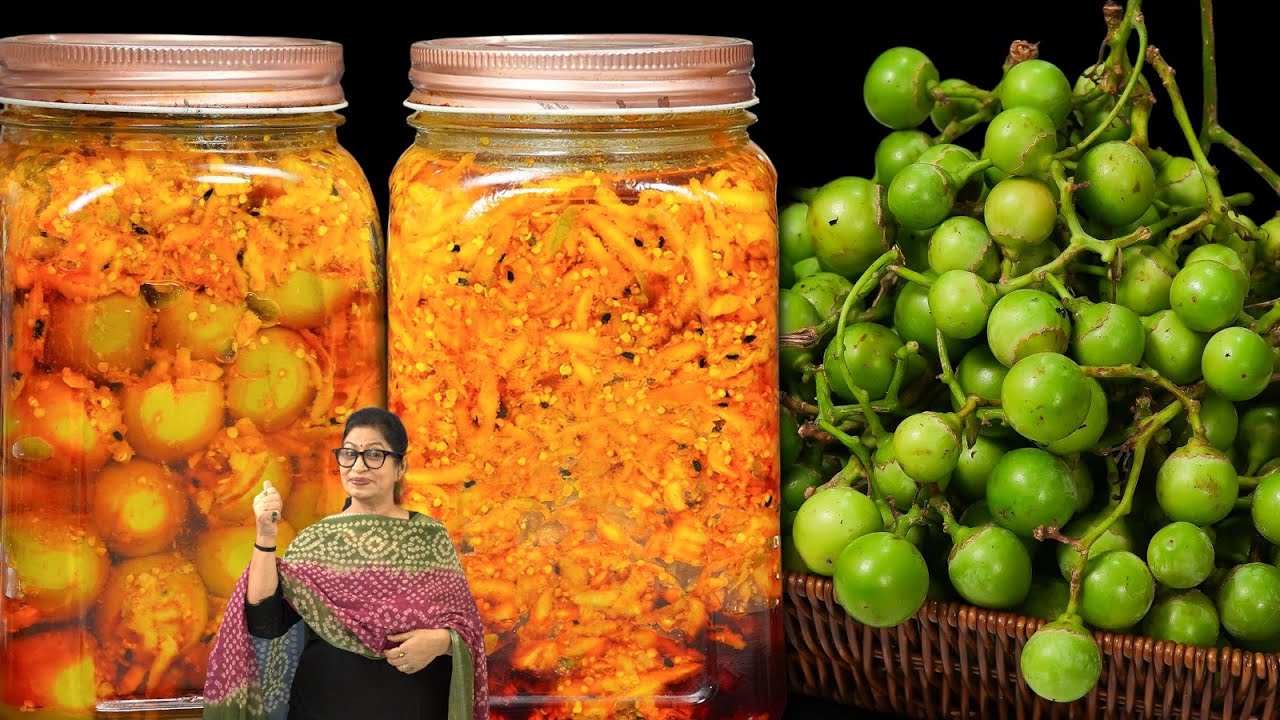 Gunda Kairi ka achar-Lasode Ka Achar! लसोड़ा-लसूरा-लभेड़े का मसालेदार अचार - जो 1 साल से ज्यादा चले।