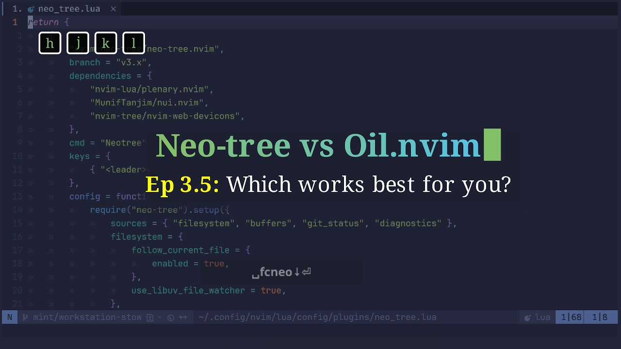 Neo-tree vs Oil.nvim: Which Neovim File Explorer Is Best? #nvim 3.5 ...