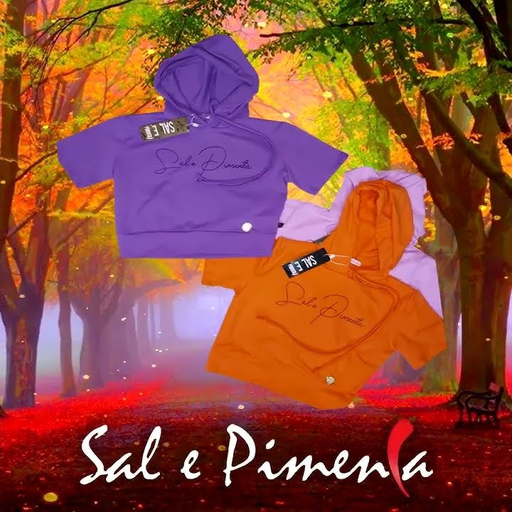 Coleção Sal e Pimenta 🌶 Blusinhas Tops Croppeds Calças