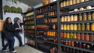 Pantry Tour | A Year's Worth of Food Storage | Homestead Root Cellar Tour with Wisdom Preserved