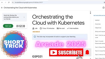 Orchestrating the Cloud with Kubernetes #googlecloud #google #swags #arcade #subscribe #trending