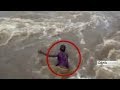 Woman narrow escape, rescued: when she accidentally fell in river in Chittor district
