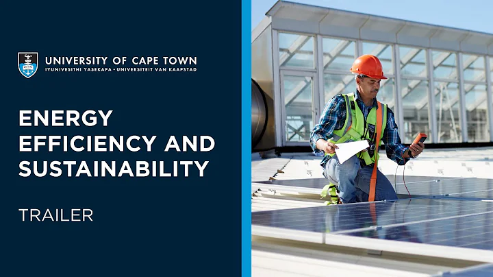 UCT Energy Efficiency and Sustainability Online Short Course | Trailer