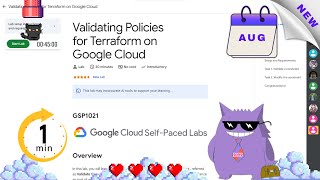 Validating Policies for Terraform on Google Cloud | #2025 | #GSP1021 |#qwiklabs |Solution