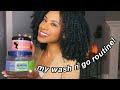 WASH N GO ROUTINE on natural hair| DEFINITION and VOLUME
