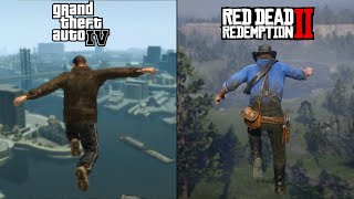 GTA 4 vs RDR 2 - Physics & Details Comparison