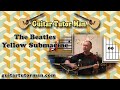Yellow Submarine - The Beatles - Acoustic guitar Lesson (easy)