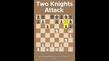 Two Knights Attack #chess #chessgame #chesscom #chesspuzzle #chesspuzzle #chesstactics