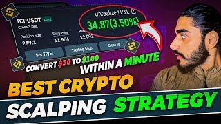 📈CRYPTO BEST Scalping Trading Strategy For Beginners|5 min Crypto Scalping Strategy| binance futures