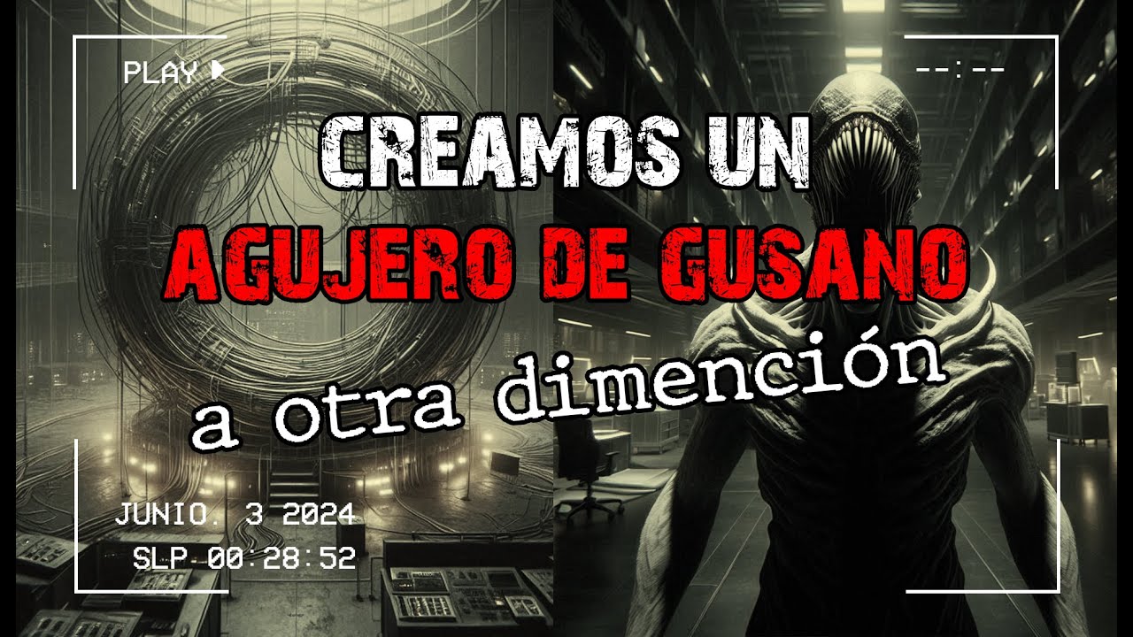 Algo cruzó por el agujero de gusano que creamos en un laboratorio │Horror cósmico│creepypasta