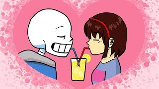 Sans can use a straw without lips【 Undertale and Deltarune Comic Dubs 】