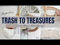 *GORGEOUS* TRASH TO TREASURE DIYs | Neutral Home Decor DIYs | Reuse & Repurpose Items in Your Home