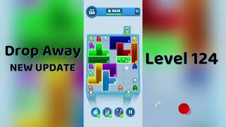 Drop Away Level 124 Walkthrough - NEW UPDATE | Step-by-Step Guide 🧠 | SolutionGuruji