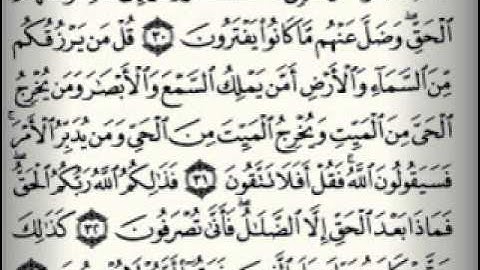 عمرو عاطف   يونس   من الآية 30 إلى آخر السورة