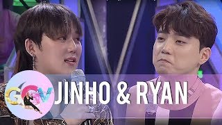 Jinho and Ryan brag about their school achievements to each other | GGV