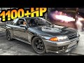 1100+HP R32 GTR - 40PSI Pull Feels INSANE! (But We Have a Problem)