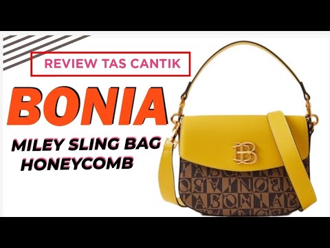 BONIA MILEY SLING BAG HONEYCOMB REVIEW#tasbrandedoriginal#bonia#taswanita 