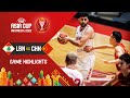 Lebanon   china   basketball highlights  fibaasiacup 2022